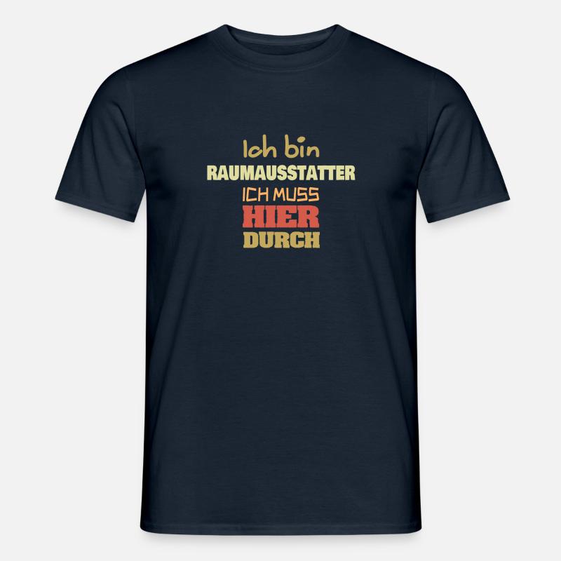 Beruf Raumausstatter - Männer T-Shirt - Navy