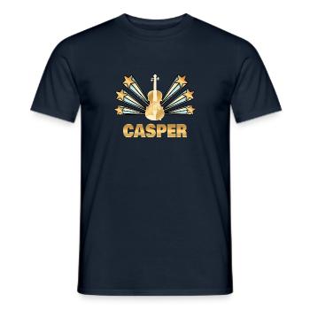 Musikinstrument Casper - Männer T-Shirt - Navy - Vorne - AI Model Male 178 light (178cm)