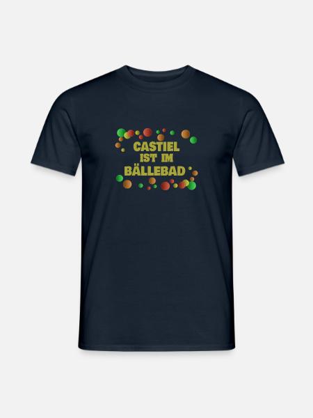 Bällebad Castiel - Männer T-Shirt - Navy