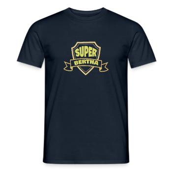 Frauenname Bertha - Männer T-Shirt - Navy - Vorne - AI Model Male 178 light (178cm)