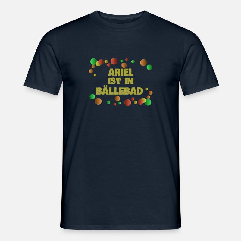 Bälle Ariel - Männer T-Shirt - Navy