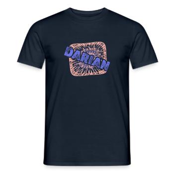 Kollege Darian - Männer T-Shirt - Navy - Vorne - AI Model Male 178 light (178cm)
