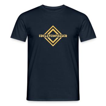 Gem-setters as a job - Men's T-Shirt - navy - Front - AI Model Male 178 light (178cm)