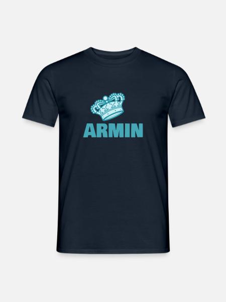 Krone Armin - Männer T-Shirt - Navy