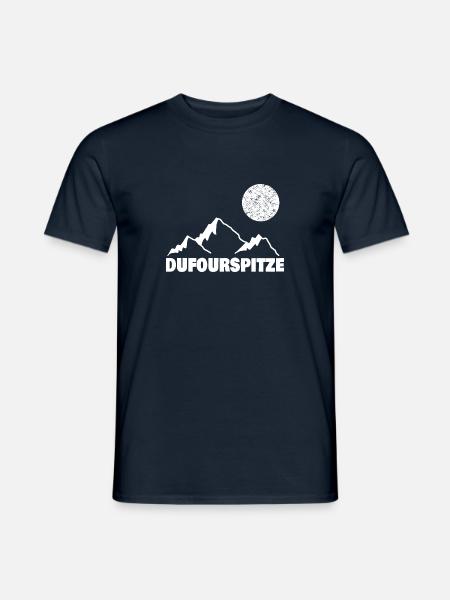 Mountaineering dufourspitze - Men's T-Shirt - navy