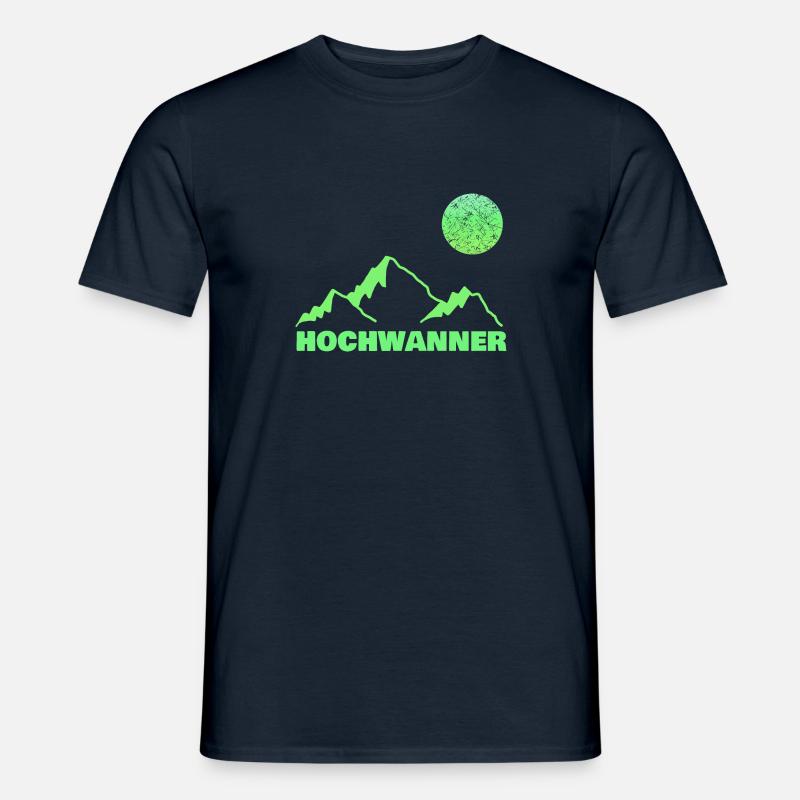 Klettern Hochwanner - Männer T-Shirt - Navy