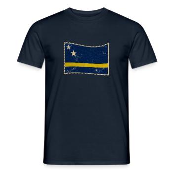 Curaçao - T-shirt homme - marine - Devant - AI Model Male 178 light (178cm)