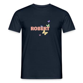 Gift for Robert - Men's T-Shirt - navy - Front - AI Model Male 178 light (178cm)