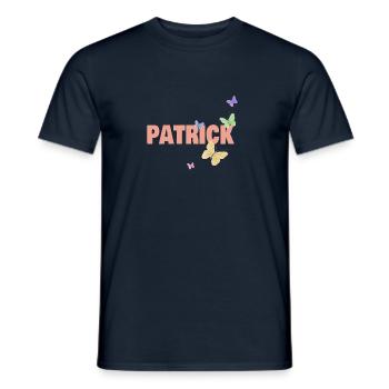 Patrick Patrick - Men's T-Shirt - navy - Front - AI Model Male 178 light (178cm)