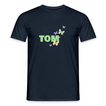 Tom Tom - Männer T-Shirt - Navy - Vorne - AI Model Male 178 light (178cm)