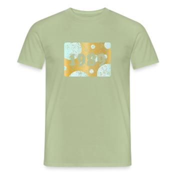 1989 1989 - T-shirt homme - vert sauge - Devant - AI Model Male 178 light (178cm)
