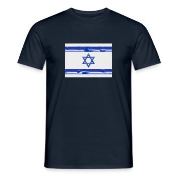Israel - Men's T-Shirt - navy - Front - AI Model Male 178 light (178cm)