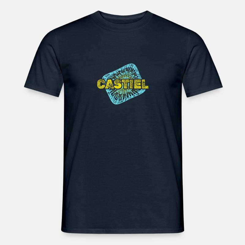 Warp Castiel - Männer T-Shirt - Navy