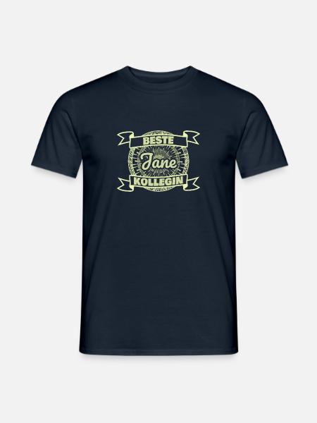 Arbeitskollegin Jane - Männer T-Shirt - Navy