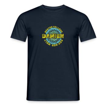 Geschenkidee Geschenk Vorname Damien - Männer T-Shirt - Navy - Vorne - AI Model Male 178 light (178cm)