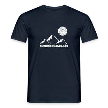 Bergsport huascarán - Männer T-Shirt - Navy - Vorne - AI Model Male 178 light (178cm)