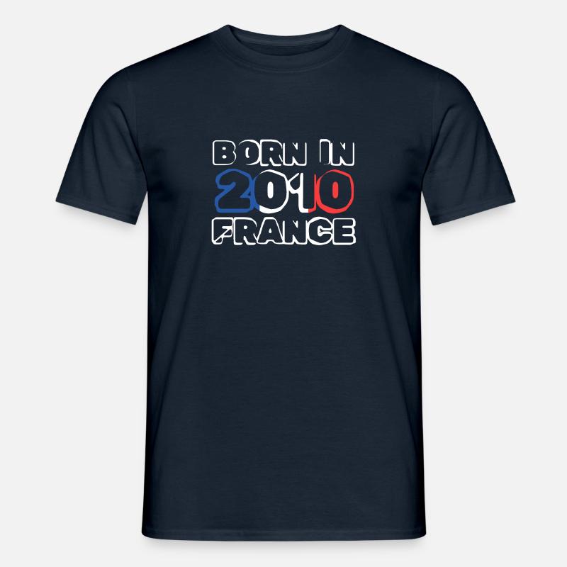 Frankreich 2010 - Männer T-Shirt - Navy