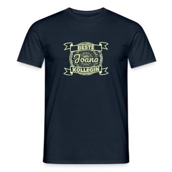 Arbeitskollegin Joana - Männer T-Shirt - Navy - Vorne - AI Model Male 178 light (178cm)