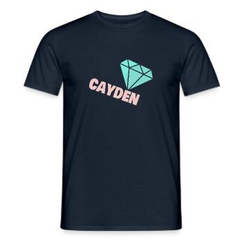 Edel Cayden - Männer T-Shirt - Navy - Vorne - AI Model Male 178 light (178cm)
