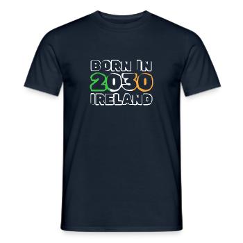 Ireland 2030 - Men's T-Shirt - navy - Front - AI Model Male 178 light (178cm)