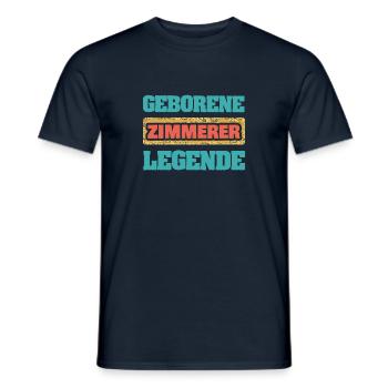 Cadeau pour menuisier - T-shirt homme - marine - Devant - AI Model Male 178 light (178cm)