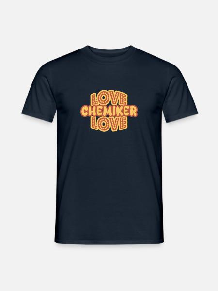 Job Chemist - Men's T-Shirt - navy
