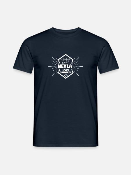 First name Neyla - Men's T-Shirt - navy