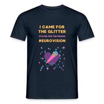 Eurovision - Männer T-Shirt - Navy - Vorne - AI Model Male 178 light (178cm)