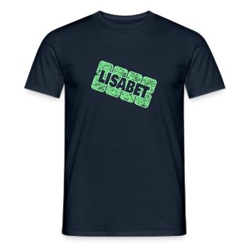 Mother Infant First name Lisabet - Men's T-Shirt - navy - Front - AI Model Male 178 light (178cm)