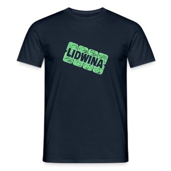 First name Lidwina - Men's T-Shirt - navy - Front - AI Model Male 178 light (178cm)