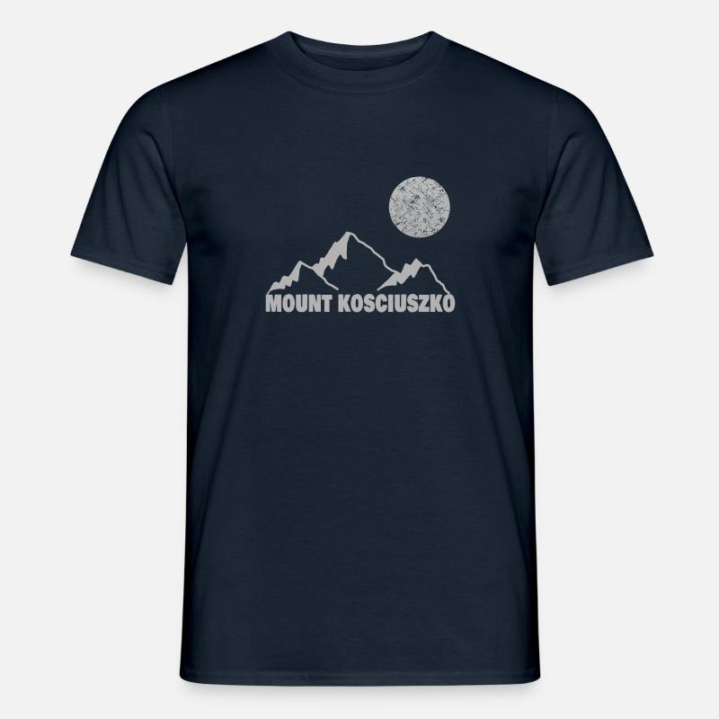 Klettern kosciuszko - Männer T-Shirt - Navy