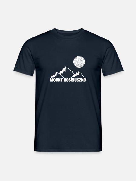 Bergsport kosciuszko - Mænd T-shirt - marineblå