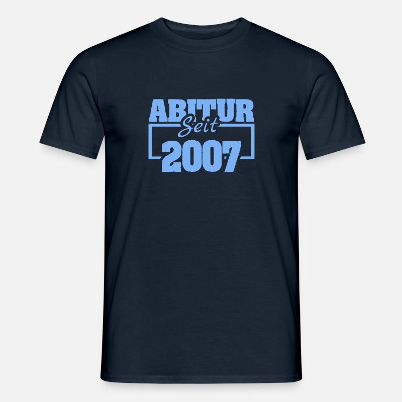 Abitur 2007 - Männer T-Shirt - Navy