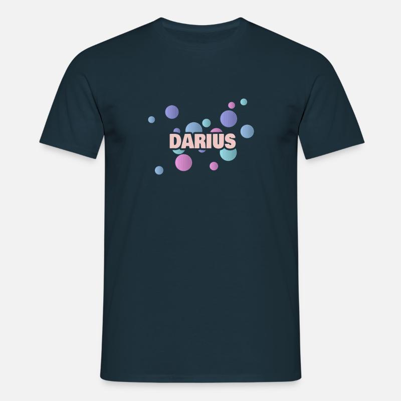 Darius Darius - Männer T-Shirt - Navy