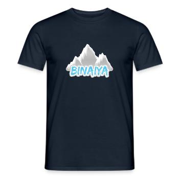 Gift for Binaiya - Men's T-Shirt - navy - Front - AI Model Male 178 light (178cm)