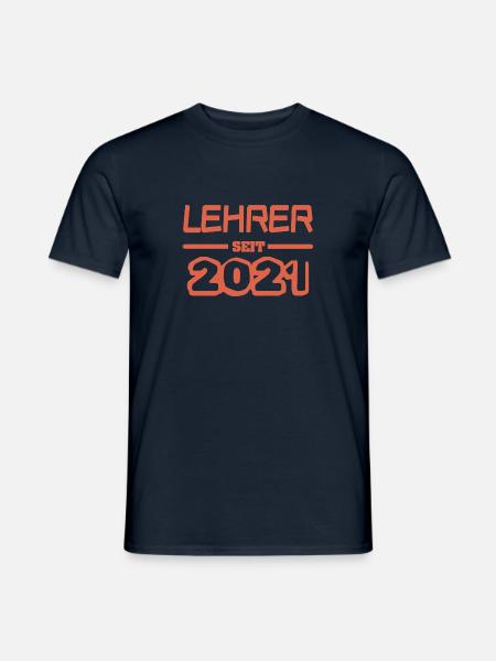 Jahr 2021 - Männer T-Shirt - Navy