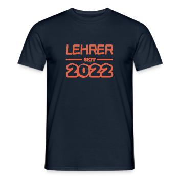 2022 - Männer T-Shirt - Navy - Vorne - AI Model Male 178 light (178cm)