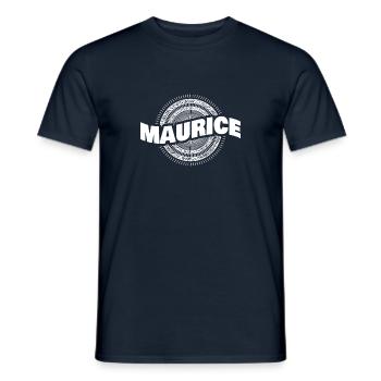 Maurice - Men's T-Shirt - navy - Front - AI Model Male 178 light (178cm)