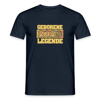2028 - T-shirt homme - marine - Devant - AI Model Male 178 light (178cm)