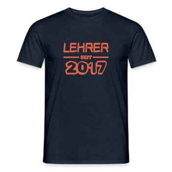 2017 - Männer T-Shirt - Navy - Vorne - AI Model Male 178 light (178cm)