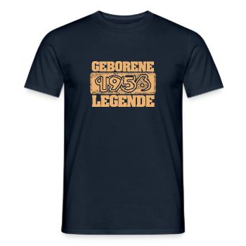 Proverbs 1956 - Men's T-Shirt - navy - Front - AI Model Male 178 light (178cm)