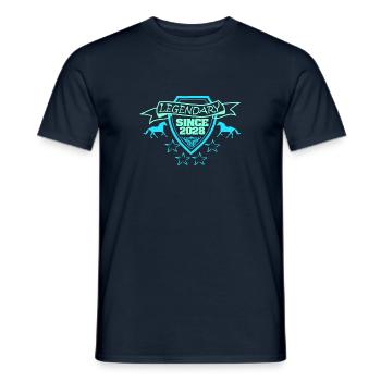 2028 - Men's T-Shirt - navy - Front - AI Model Male 178 light (178cm)