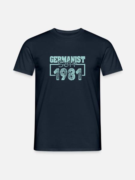 seit 1981 - Männer T-Shirt - Navy