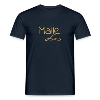 Malle Mallorca - T-shirt homme - marine - Devant - AI Model Male 178 light (178cm)