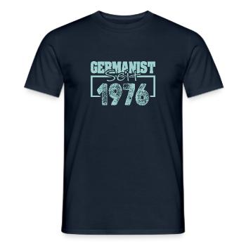 Emploi 1976 - T-shirt homme - marine - Devant - AI Model Male 178 light (178cm)