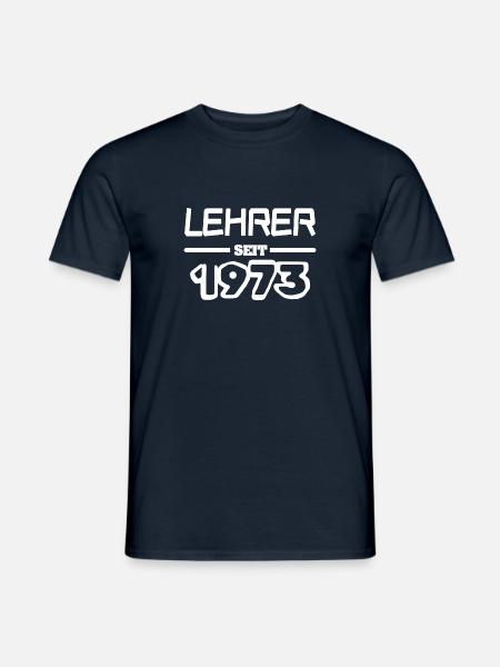 Teacher 1973 - Men's T-Shirt - navy