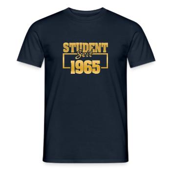 1965 1965 - Men's T-Shirt - navy - Front - AI Model Male 178 light (178cm)