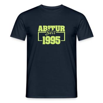 Abitur 1995 - Men's T-Shirt - navy - Front - AI Model Male 178 light (178cm)