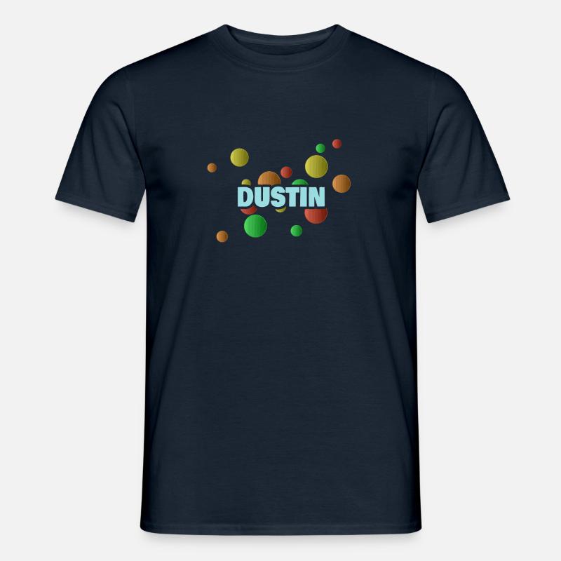 Dustin - Männer T-Shirt - Navy
