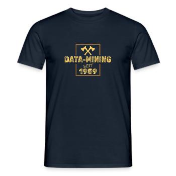 Données 1959 - T-shirt homme - marine - Devant - AI Model Male 178 light (178cm)